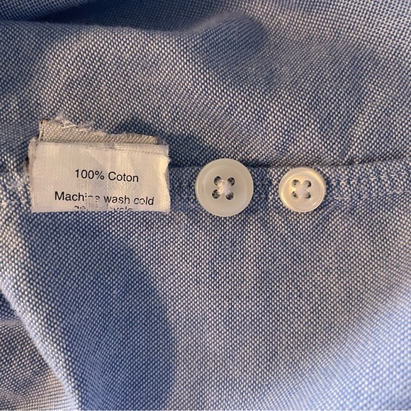 J. CREW Short Sleeve Oxford Shirt EUC - Picture 5 of 5